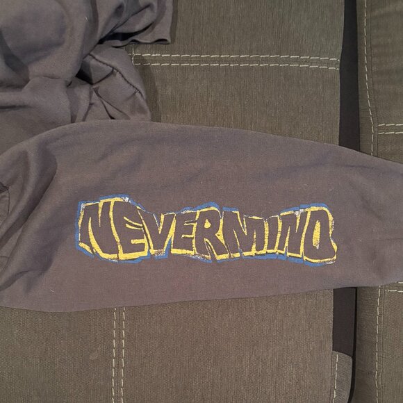 Nirvana Gray Sweatshirt w/ Yellow Logo - No Tag (Fits L/XL) - Picture 3 of 3